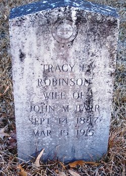 Tracy E <I>Robinson</I> Barr 