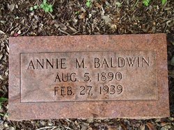 Annie M Baldwin 