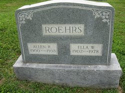 Ella W. <I>Rethmeyer</I> Roehrs 