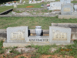 Annie May <I>Lancaster</I> Aenchbacher 