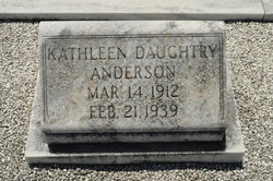 Kathleen <I>Daughtry</I> Anderson 