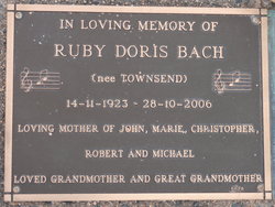 Ruby Doris <I>Townsend</I> Bach 