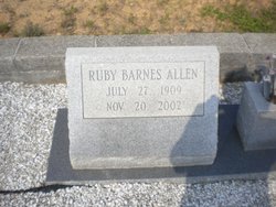 Ruby <I>Barnes</I> Allen 