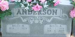 Betty A Anderson 