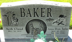 Anna Dean <I>Taylor</I> Baker 