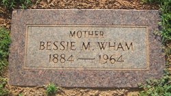 Bessie May <I>Durham</I> Wham 