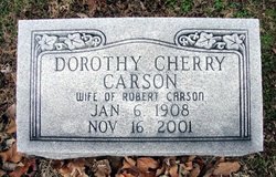 Dorothy <I>Cherry</I> Carson 