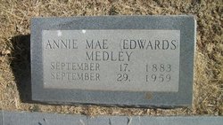 Annie Mae <I>Edwards</I> Medley 