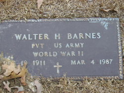 Walter H Barnes 