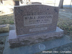 Edna “Mable” <I>Malloy</I> Johnson 