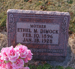 Ethel M <I>Bair</I> Dimock 