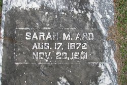 Sarah Matilda Ard 