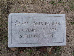 Grace <I>Jones</I> Bohnen 