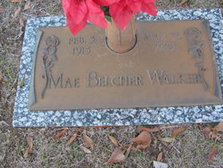 Mae Susie <I>Belcher</I> Walker 