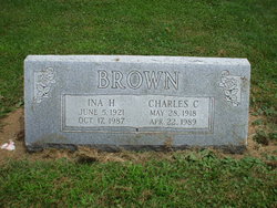 Ina H. <I>Daniels</I> Brown 