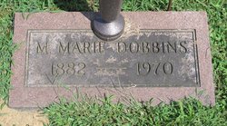 Mattie Marie <I>Cushman</I> Dobbins 