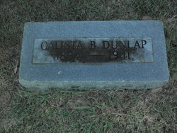 Calista Bell <I>Davis</I> Dunlap 