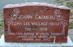 Joann “Lona Lee” <I>Wallace</I> Casmero 