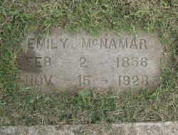 Emily <I>Elizina</I> McNamar 