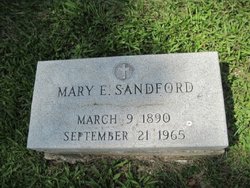 Mary E Sandford 