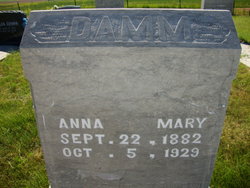 Anna Marie “Mary” <I>Kaufman</I> Damm 