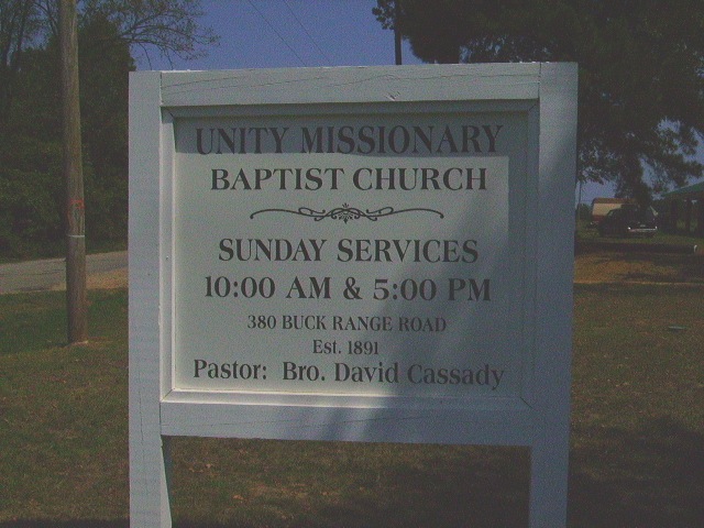Unity Missionary Baptist Church Cemetery