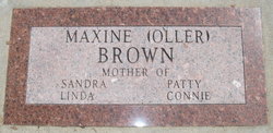 Maxine E. <I>Oller</I> Brown 