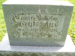 Harriet I <I>Thompson</I> Abel 