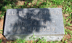 Lucille P <I>Rockhold</I> McGill 