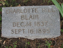 Charlotte <I>Hill</I> Blair 