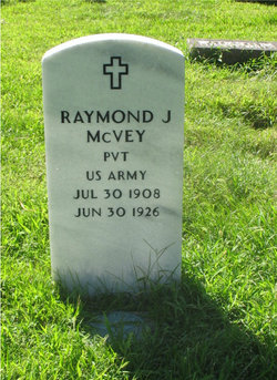Pvt Raymond Joseph McVey 