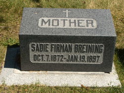 Sadie <I>Firman</I> Breining 