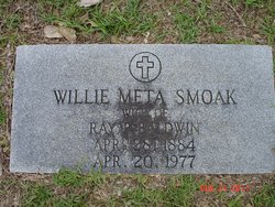Willie Meta <I>Smoak</I> Baldwin 