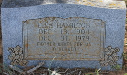 Ella “Ellie” <I>Craft</I> Hamilton 
