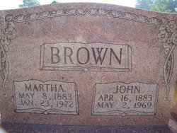 Martha <I>Webb</I> Brown 