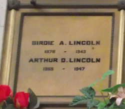 Arthur Deforest Lincoln 