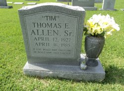 Thomas Edward “Tim” Allen Sr.