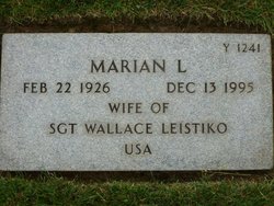 Marian L. <I>Harrison</I> Leistiko 