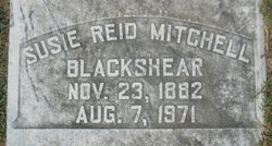 Susie Reid <I>Mitchell</I> Blackshear 