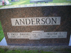 Frederica Emily <I>Brooke</I> Anderson 
