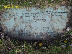 Marie <I>Fenton</I> Hoberty 