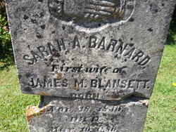 Sarah Ann <I>Barnard</I> Blansett 