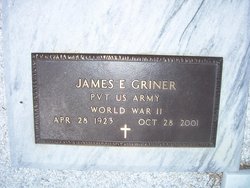 PVT James Edward “Jim” Griner Jr.