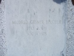 Mildred A <I>Griner</I> Beecher 