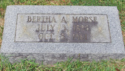 Bertha A <I>Thedford</I> Morse 