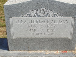 Edna Florence <I>Allison</I> Elam 