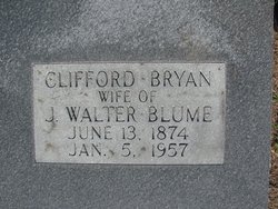 Clifford <I>Bryan</I> Blume 
