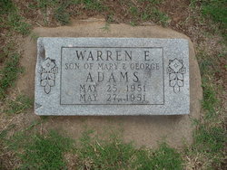 Warren E Adams 