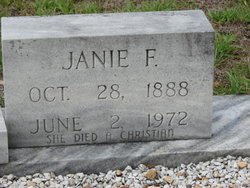 Ozella Jane “Janie” <I>Fordham</I> Akins 