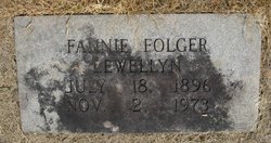 Fannie Lee <I>Folger</I> Lewellyn 
